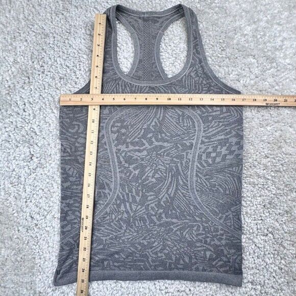 Lululemon Swiftly Tech Racerback Tank Gray Print - Picture 8 of 9